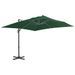 Parasol avec base portable Vert 4 - Photo n°3