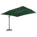 Parasol avec base portable Vert 4 - Photo n°4