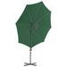 Parasol avec base portable Vert - Photo n°5