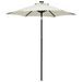 Parasol avec lumières LED Sable 200x211 cm Aluminium - Photo n°1