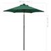 Parasol avec lumières LED Vert 200x211 cm Aluminium - Photo n°9