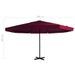 Parasol avec mât en aluminium 500 cm Bordeaux - Photo n°5