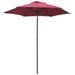 Parasol Bordeaux 200x211 cm Aluminium - Photo n°1