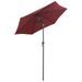 Parasol Bordeaux 200x211 cm Aluminium - Photo n°3