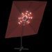 Parasol cantilever à LED Terre cuite 400x300 cm - Photo n°4