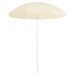 Parasol d'extérieur avec mât en acier Sable 180 cm 2 - Photo n°1