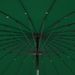 Parasol d'extérieur avec mât en aluminium 270 cm Vert - Photo n°2
