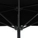 Parasol de balcon avec mât en aluminium Noir 270x135x245cm Demi - Photo n°6