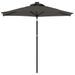 Parasol de jardin avec mât en acier anthracite 225x225x212 cm - Photo n°3