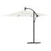 Parasol de jardin avec mât en acier blanc 269x269x235 cm - Photo n°5