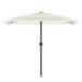 Parasol de jardin avec mât en acier blanc 300x200x250 cm - Photo n°3