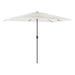 Parasol de jardin avec mât en acier blanc 300x200x250 cm - Photo n°5