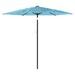 Parasol de jardin avec mât en acier bleu 223x223x213 cm - Photo n°2