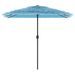 Parasol de jardin avec mât en acier bleu 248x248x248 cm - Photo n°3