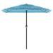 Parasol de jardin avec mât en acier bleu 248x248x248 cm - Photo n°4