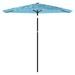 Parasol de jardin avec mât en acier bleu 268x268x226 cm - Photo n°3