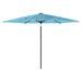 Parasol de jardin avec mât en acier bleu 288x288x225 cm - Photo n°2