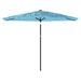 Parasol de jardin avec mât en acier bleu 288x288x225 cm - Photo n°3