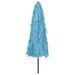 Parasol de jardin avec mât en acier bleu 324x324x247 cm - Photo n°6