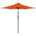 Parasol de jardin avec mât en acier terre cuite 225x225x212 cm - Photo n°4