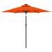 Parasol de jardin avec mât en acier terre cuite 225x225x212 cm - Photo n°5