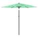 Parasol de jardin avec mât en acier vert 223x223x213 cm - Photo n°5