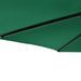 Parasol de jardin avec mât en acier vert 225x225x212 cm - Photo n°8