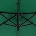 Parasol de jardin avec mât en acier vert 225x225x212 cm - Photo n°10