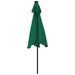 Parasol de jardin avec mât en acier vert 225x225x212 cm - Photo n°7