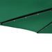 Parasol de jardin avec mât en acier vert 225x225x212 cm - Photo n°10