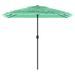 Parasol de jardin avec mât en acier vert 248x248x248 cm - Photo n°3