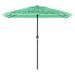 Parasol de jardin avec mât en acier vert 248x248x248 cm - Photo n°4