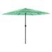 Parasol de jardin avec mât en acier vert 248x248x248 cm - Photo n°5