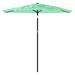 Parasol de jardin avec mât en acier vert 268x268x226 cm - Photo n°3