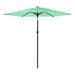 Parasol de jardin avec mât en acier vert 268x268x226 cm - Photo n°4