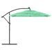 Parasol de jardin avec mât en acier vert 269x269x235 cm - Photo n°4