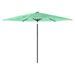 Parasol de jardin avec mât en acier vert 288x288x225 cm - Photo n°2