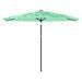 Parasol de jardin avec mât en acier vert 288x288x225 cm - Photo n°3