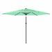 Parasol de jardin avec mât en acier vert 288x288x225 cm - Photo n°4