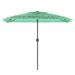 Parasol de jardin avec mât en acier vert 300x200x250 cm - Photo n°3