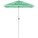 Parasol de jardin avec mât en acier vert 300x200x250 cm - Photo n°4