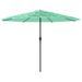 Parasol de jardin avec mât en acier vert 324x324x247 cm - Photo n°5