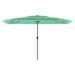 Parasol de jardin avec mât en acier vert 388x388x248 cm - Photo n°3