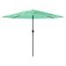 Parasol de jardin avec mât en acier vert 388x388x248 cm - Photo n°4