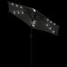 Parasol de jardin LED et mât en acier anthracite 225x225x212 cm - Photo n°8