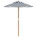 Parasol de jardin pour enfants avec poteau en bois Ø120x140 cm - Photo n°2