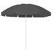 Parasol de plage Anthracite 240 cm 2 - Photo n°1