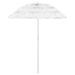 Parasol de plage Blanc 180 cm - Photo n°1