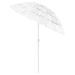 Parasol de plage Blanc 180 cm - Photo n°4