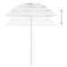 Parasol de plage Blanc 180 cm - Photo n°5